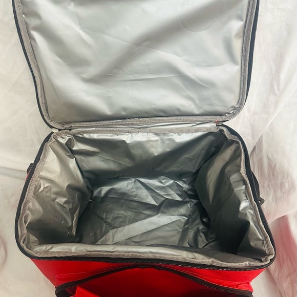 Budweiser Insulated Cooler Bag Bluetooth Speakers Pockets NWOT Never Used travel - Picture 3 of 4